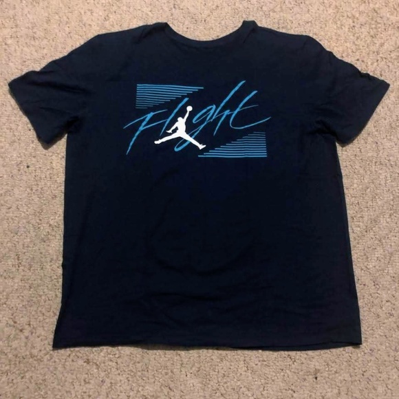 navy blue jordan t shirt